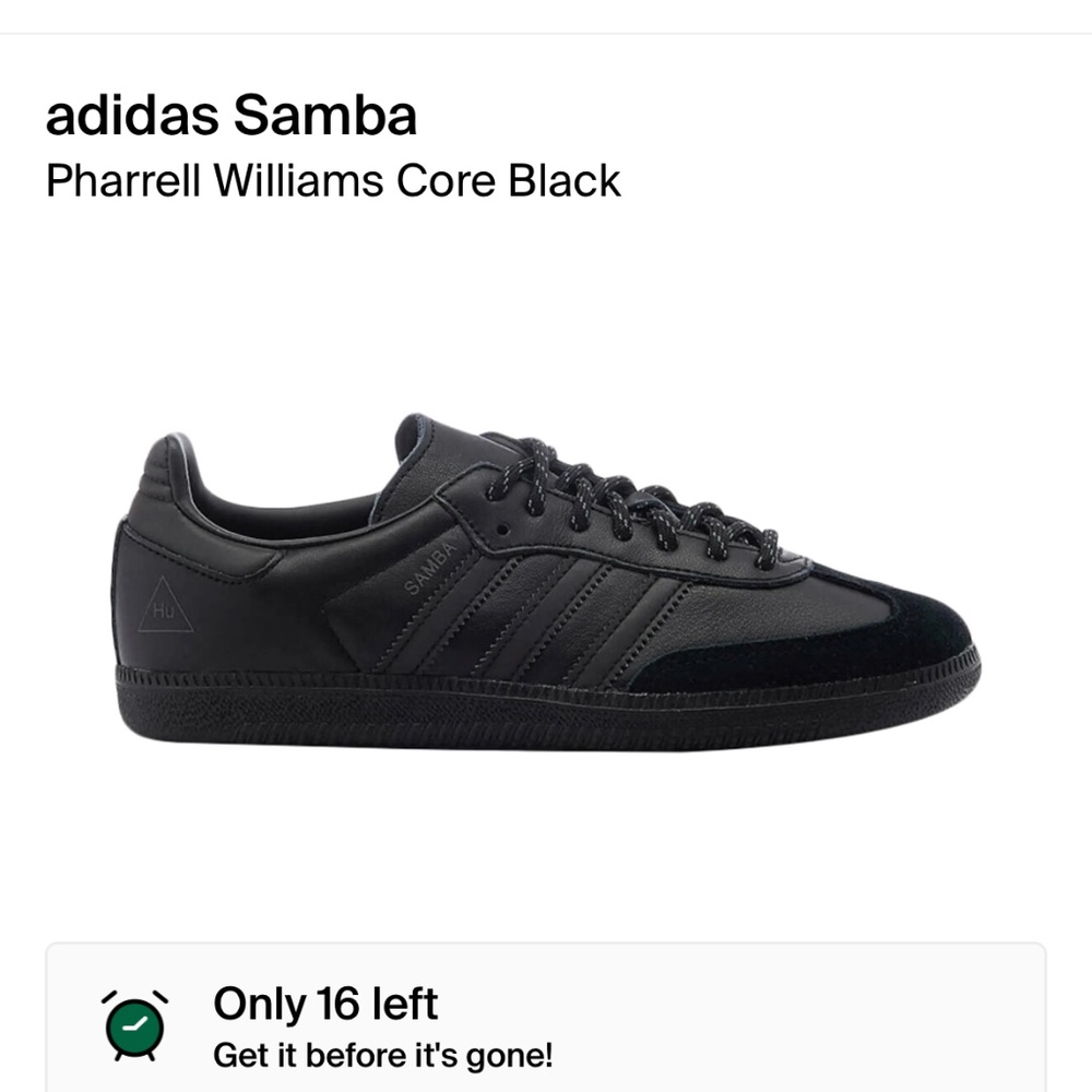 Black SAMBAS ADIDAS - Picture 5 of 5